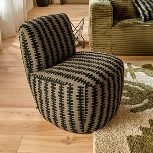 Fauteuil Leone H.68cm vert