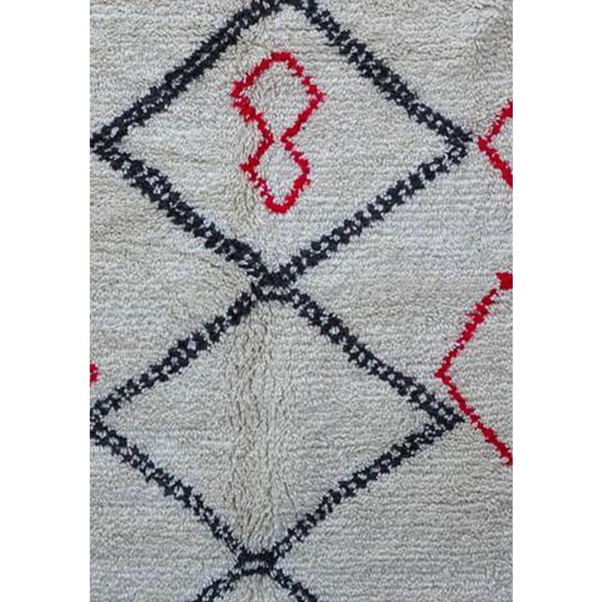 Authentique tapis berbère fait à la main en laine FOMI