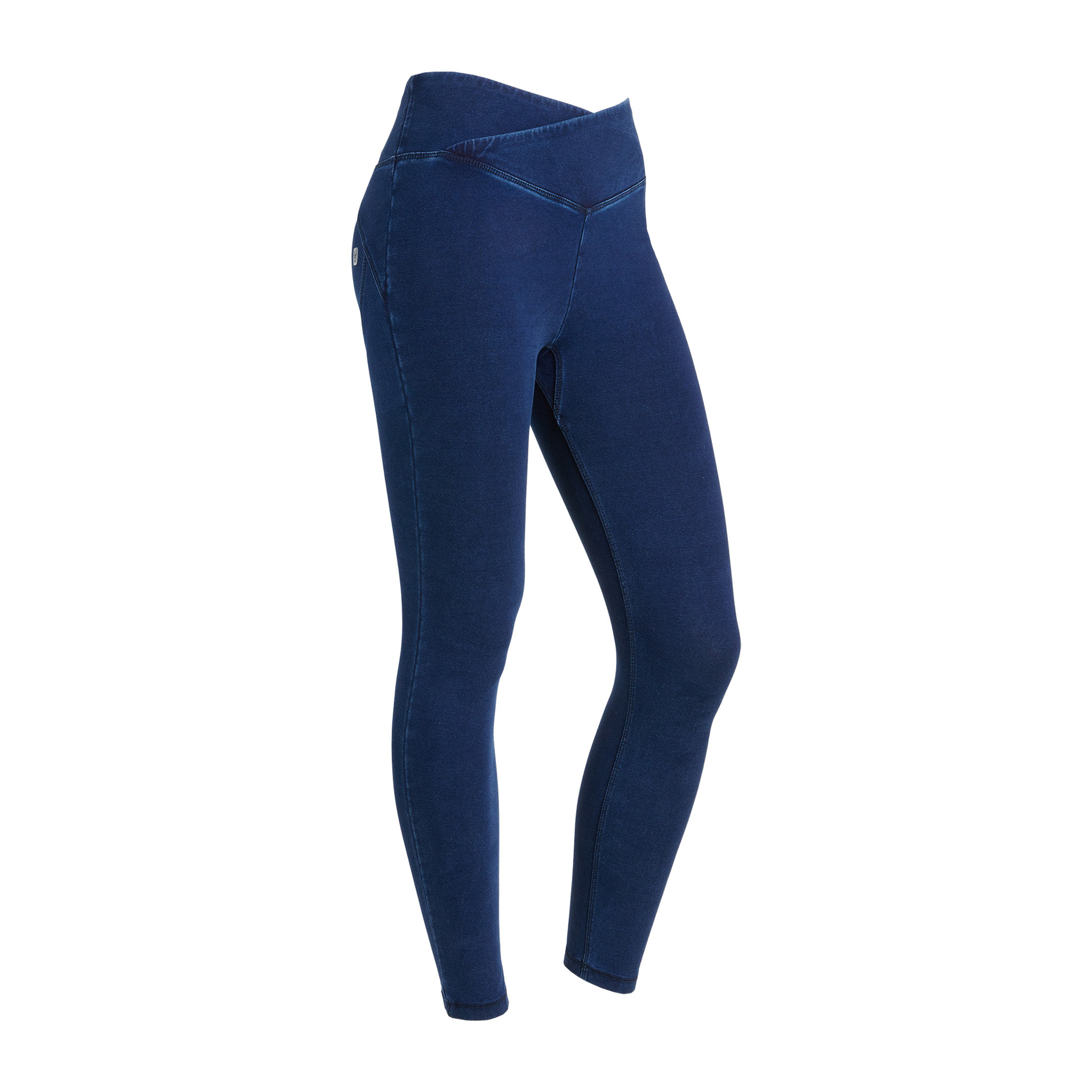 Leggings push up WR.UP® CORE vita alta in jersey denim