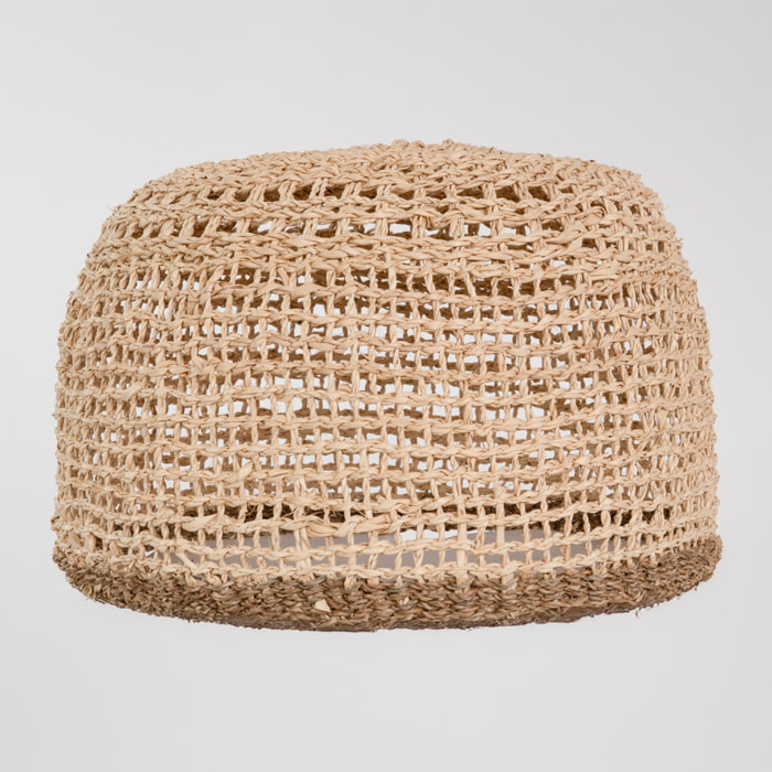 Abat-jour en feuille de palmier et posidonie ∅ 50cm - Biga