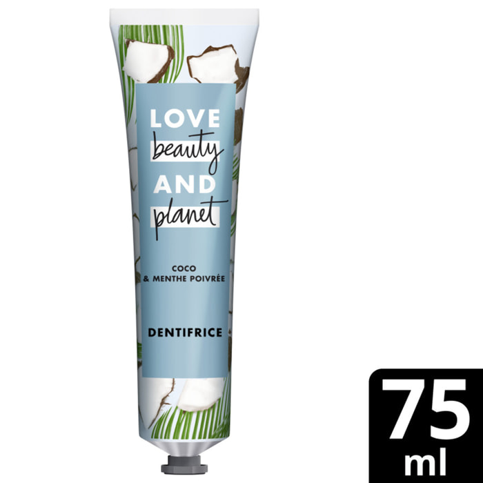 Pack de 3 - Dentifrice Love Beauty And Planet Blancheur Eclat