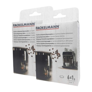 Ensemble de 12 Pastilles détergentes pour appareils électroménagers par 6 Fackelmann Petit Déjeuner