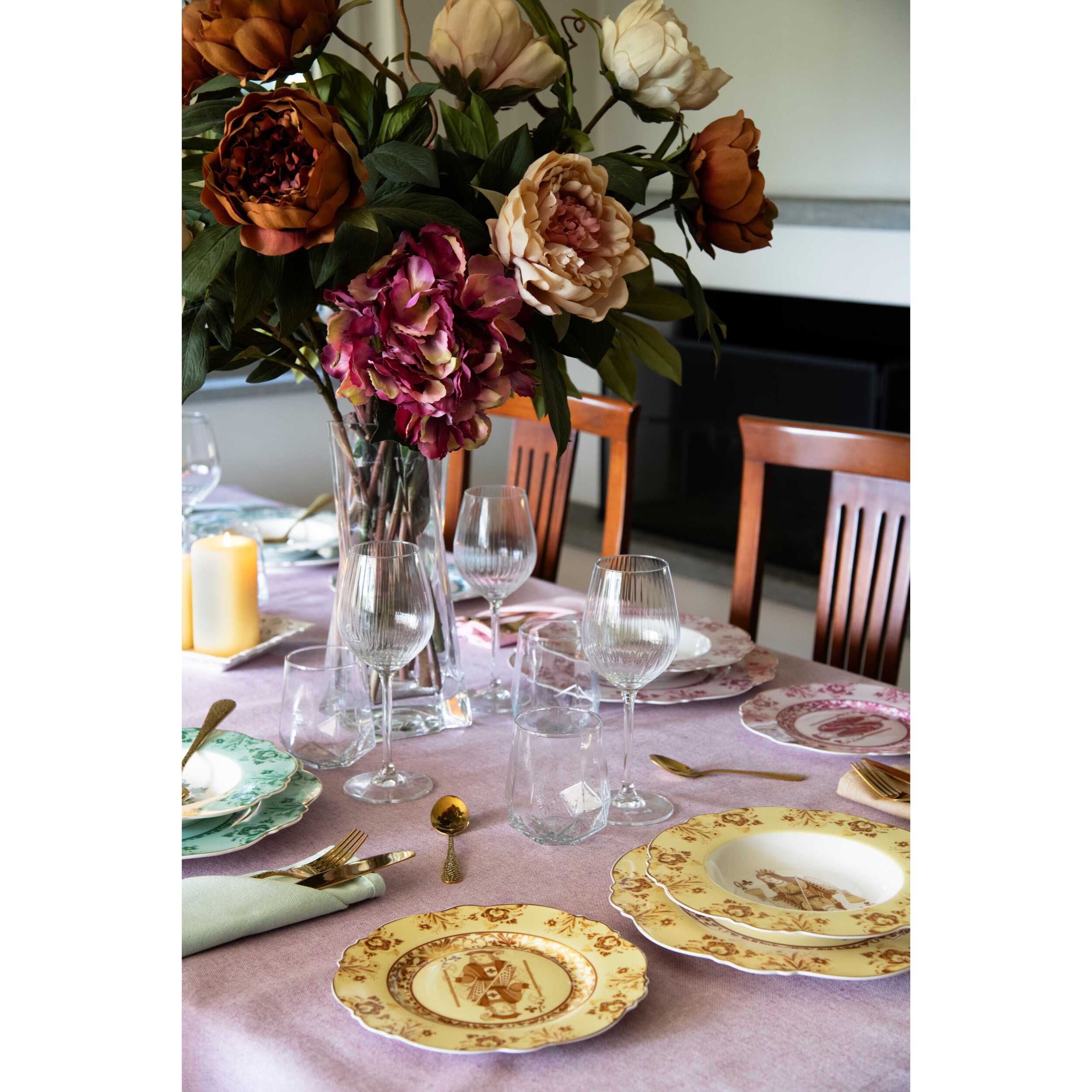 Nappe 140×180 Excelsa – Pastel Color, Coton Lilas