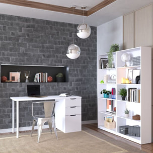 Mesa de escritorio Luma Blanco Artik (Blanco Mate)