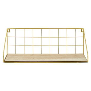 Etagere Rectangle Doree