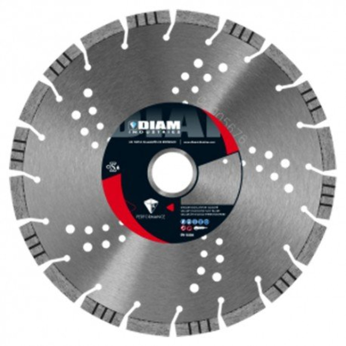 Disque diamant pour béton multi matériaux diam 230x22,23 - DIAM INDUSTRIES - FX230/22