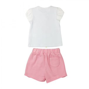 COMPLETO TSHIRT TULIPANO E SHORT GERANIO