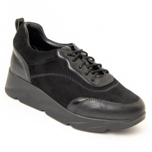 Sneaker De Plataforma - Negro - Altura: 4 Cm