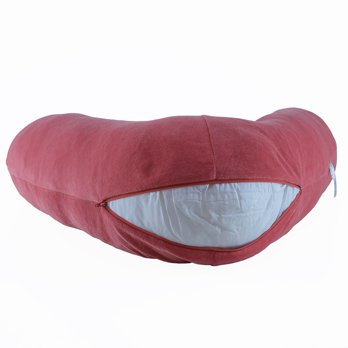 Coussin de maternité 160 cm Coton bio déhoussable-Bordeaux