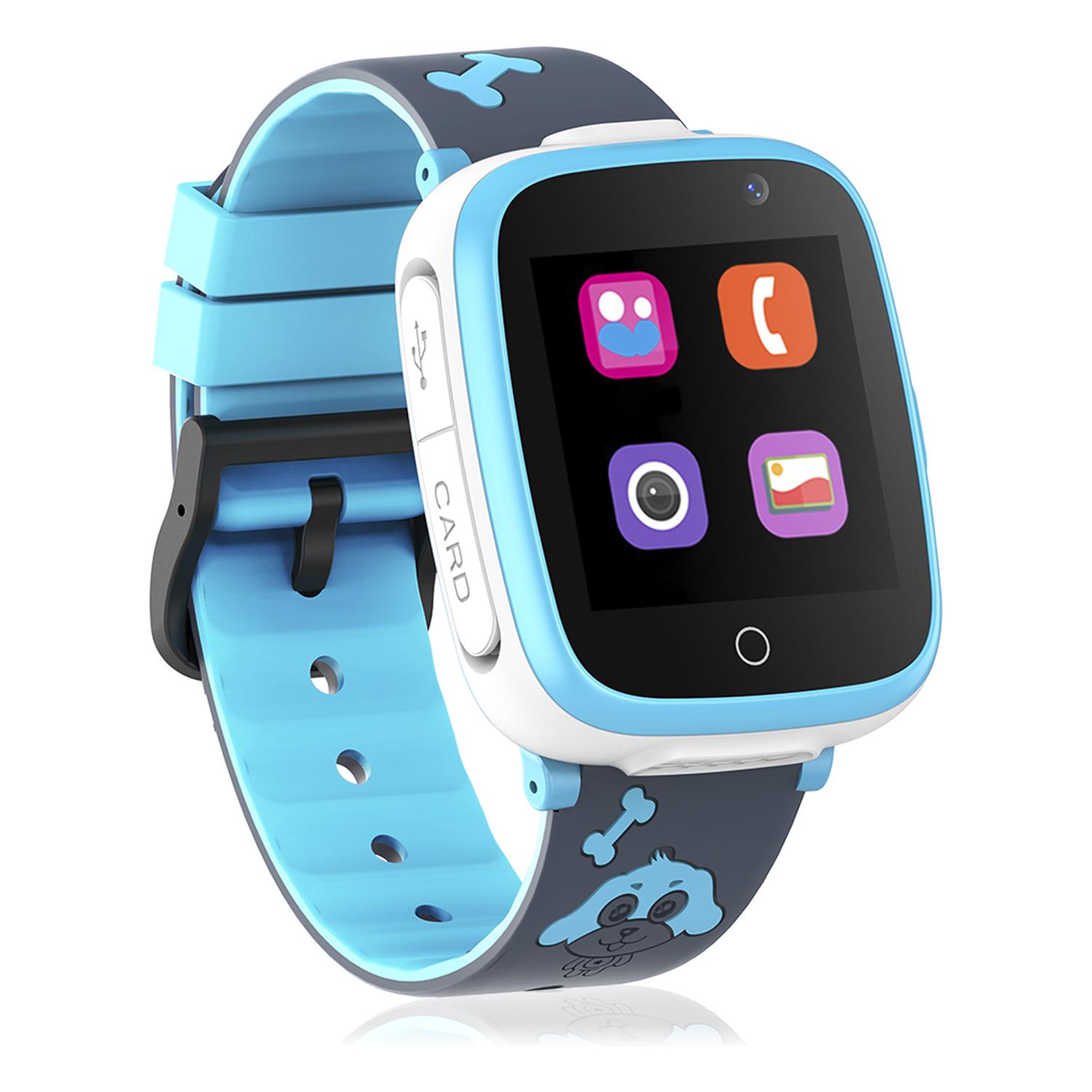 Gioco smartwatch S6 per bambini. Doppia fotocamera, chiamate, funzione SOS, slot SIM.