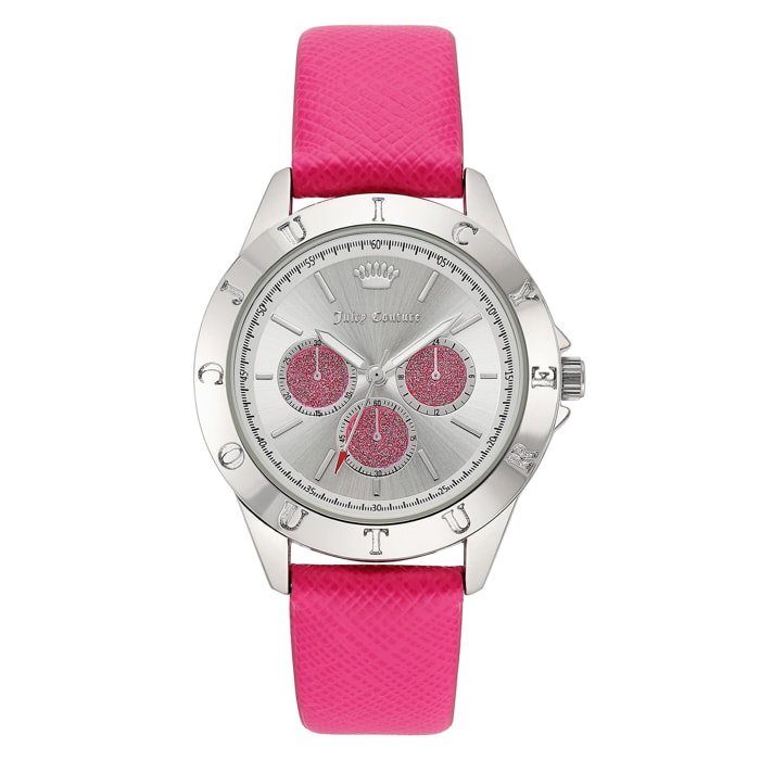 Reloj Juicy Couture JC1295SVHP Mujer Analogico Cuarzo con Correa de Polipiel