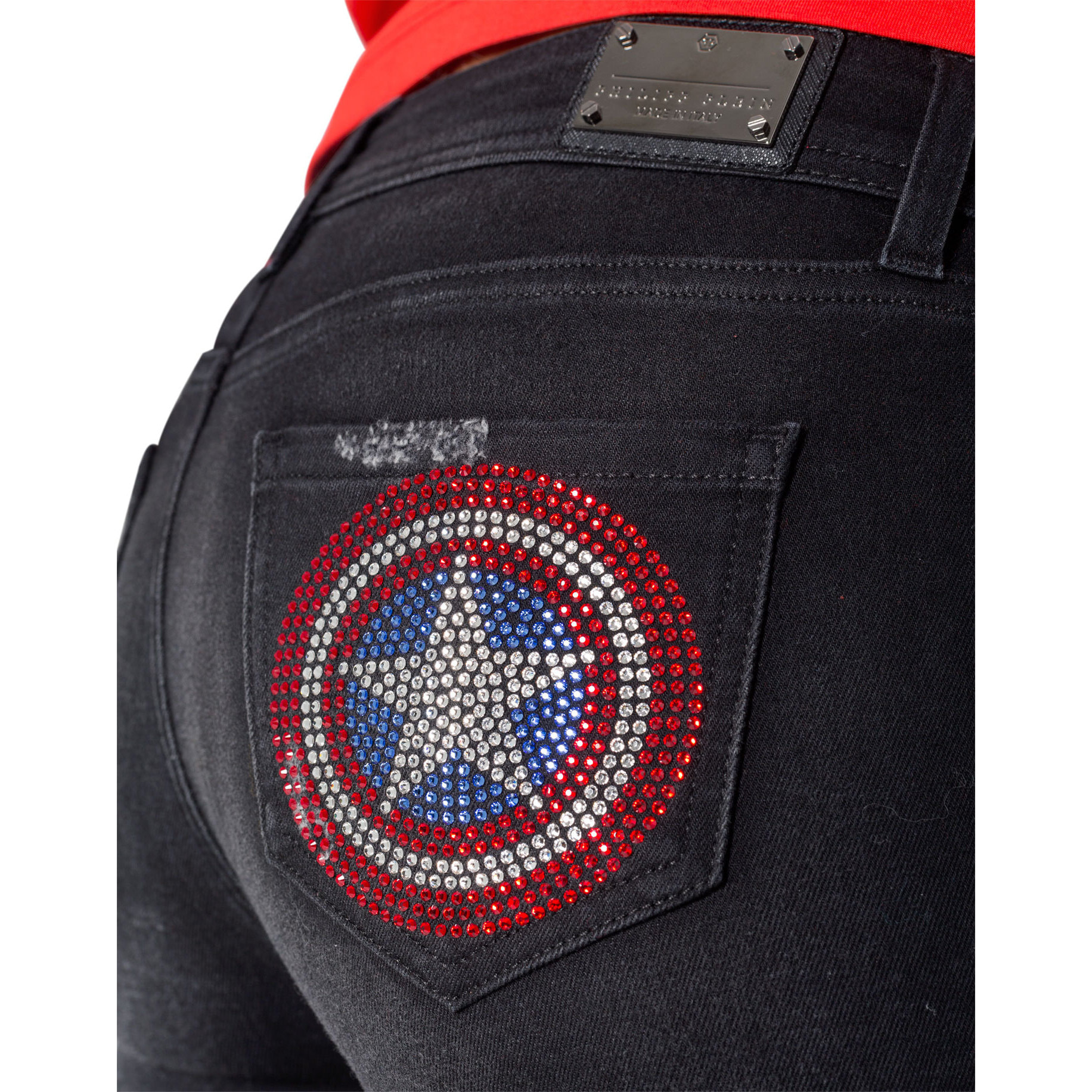 PHILIPP PLEIN jeggings "xoxo"