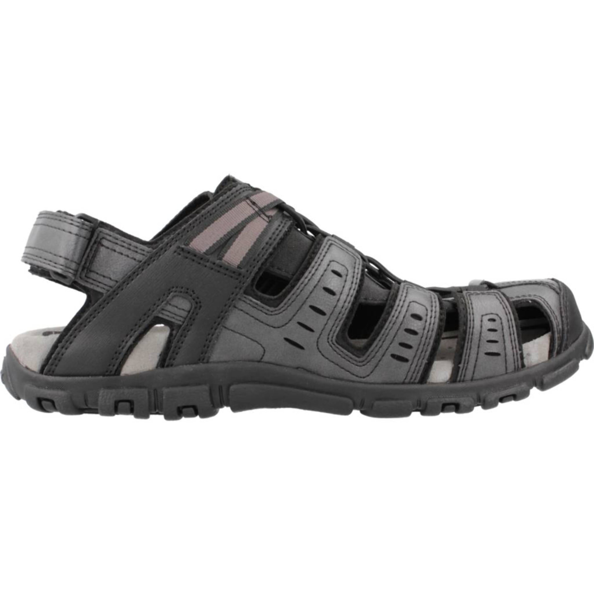 Sandalias Hombre de la marca GEOX  modelo U S STRADA C Black