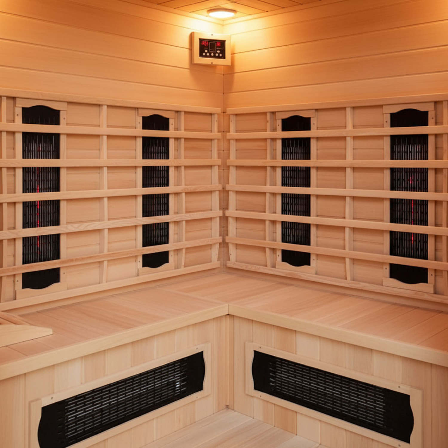 Cabine de sauna luxe infrarouge 3-4 places ABATE