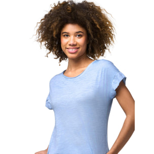 Camiseta Leone 1947 Apparel con volantes tie-dye. Un look fresco y vibrante.