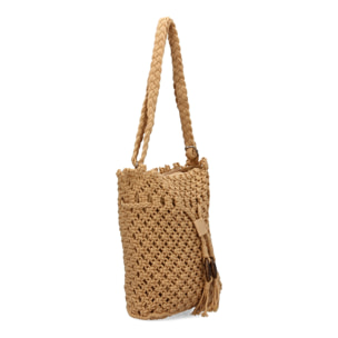 Bolso de hombro para mujer, diseño moderno con un compartimento principal de cremallera