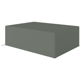 Housse de meubles de jardin imperméable tissu Oxford 600D gris