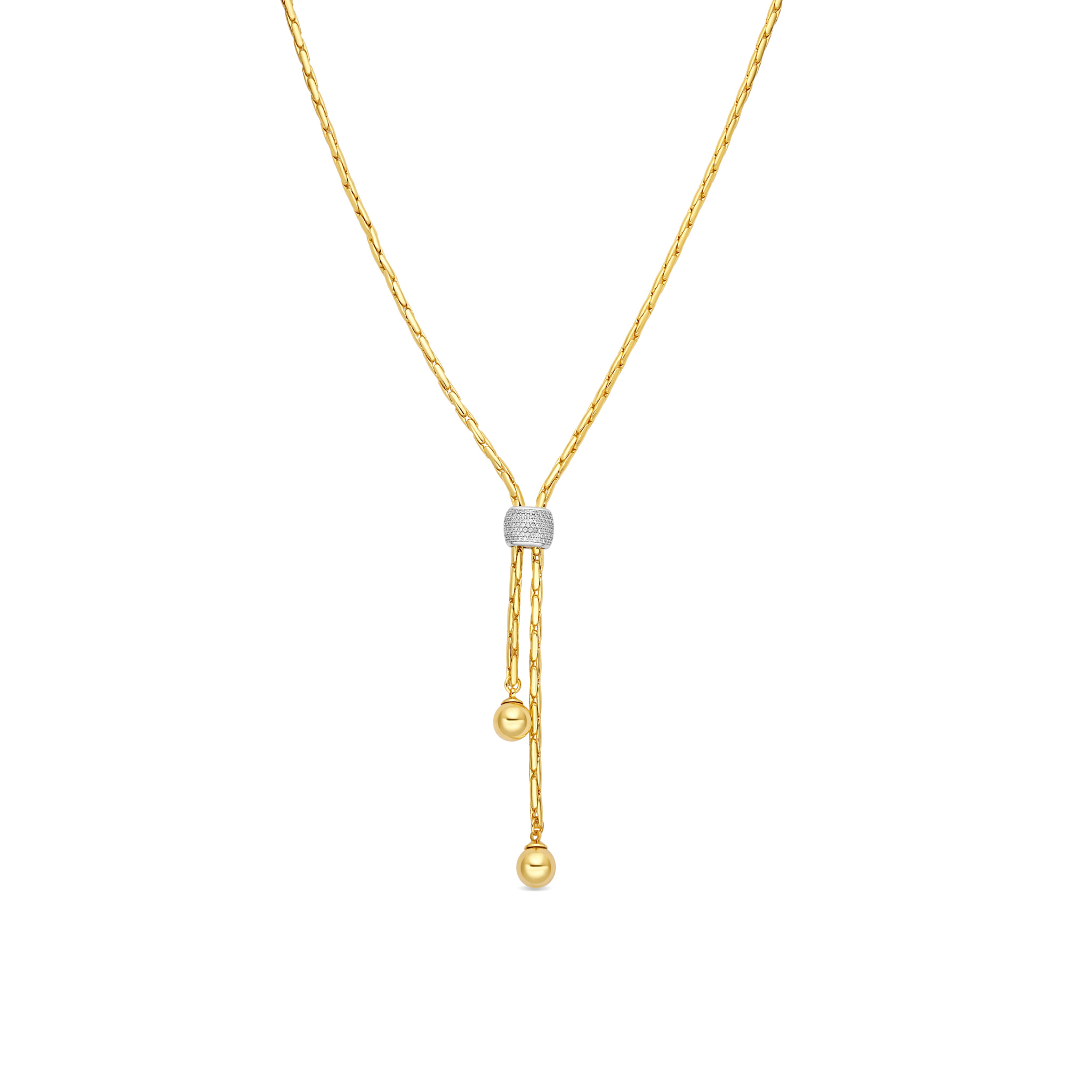 Collar Cymui acabado oro amarillo 18k