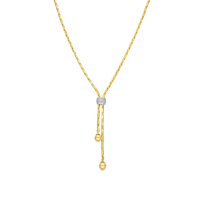 Collar Cymui acabado oro amarillo 18k