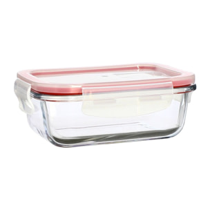 Boîte hermétique rectangulaire 370ml en verre CLEMENTINE
