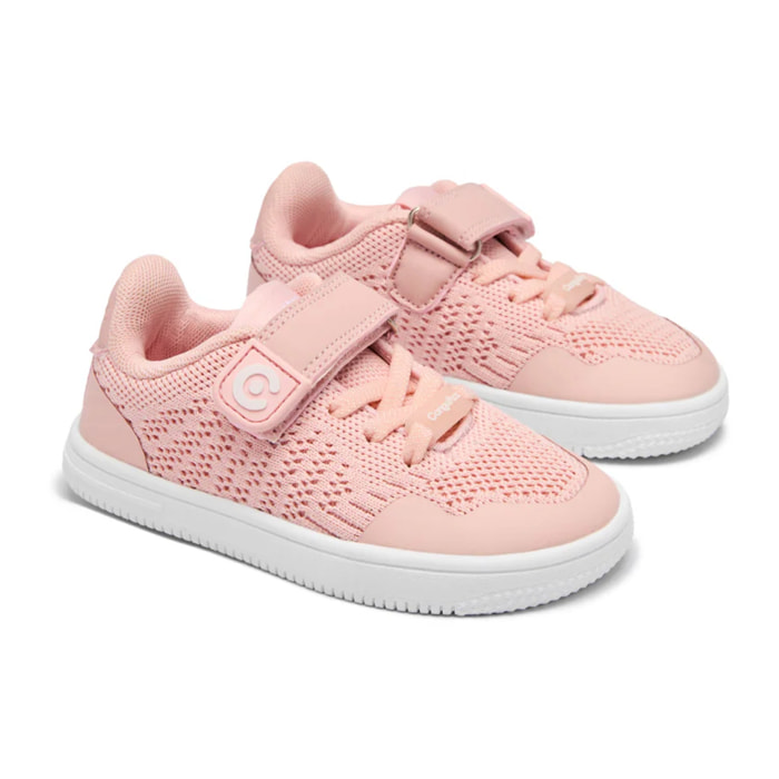 Zapatillas de Niña Barefoot Goflex de Malla Rosa