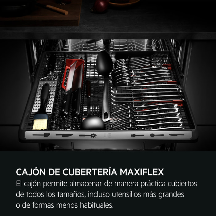 AEG Lavavajillas de 60 cm Serie 6000 SatelliteClean para 14 cubiertos FFB74917ZM