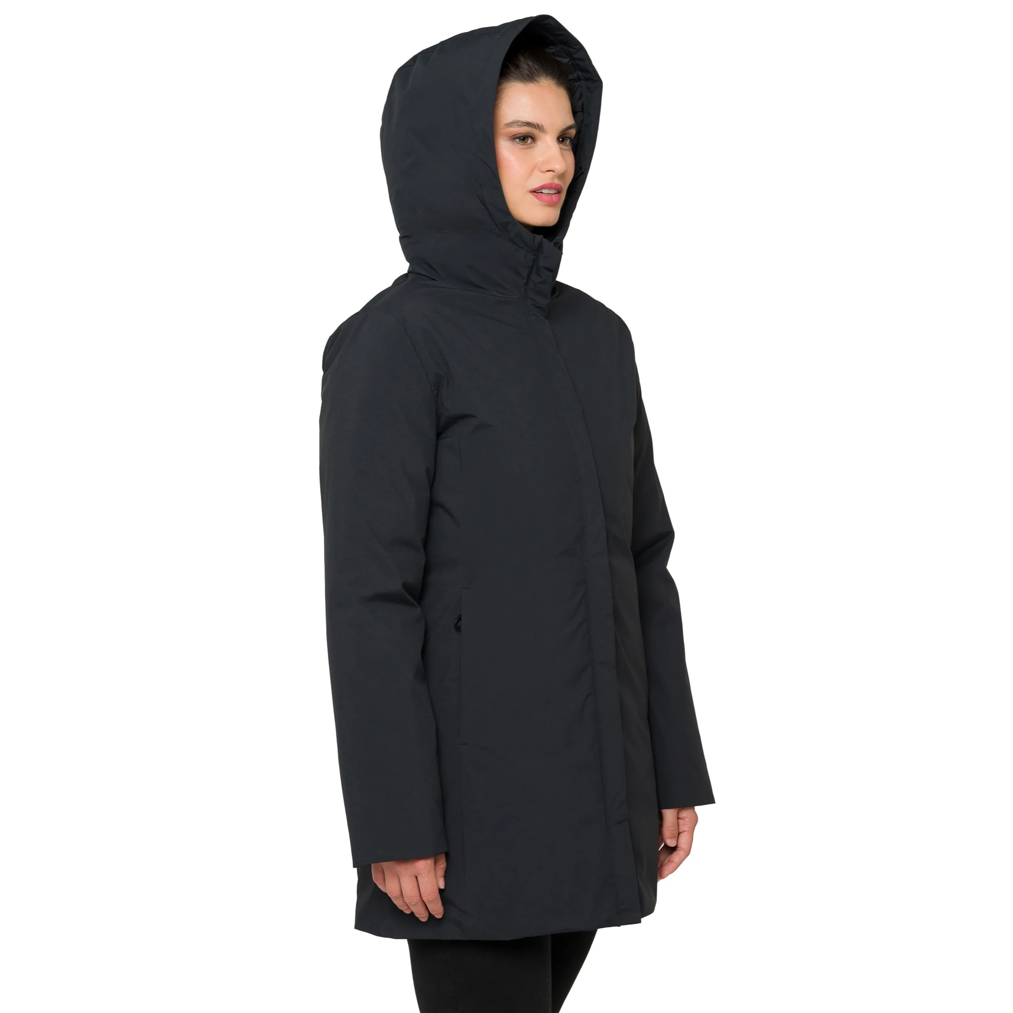 Parka NAKEELA imbottito impermeabile nero