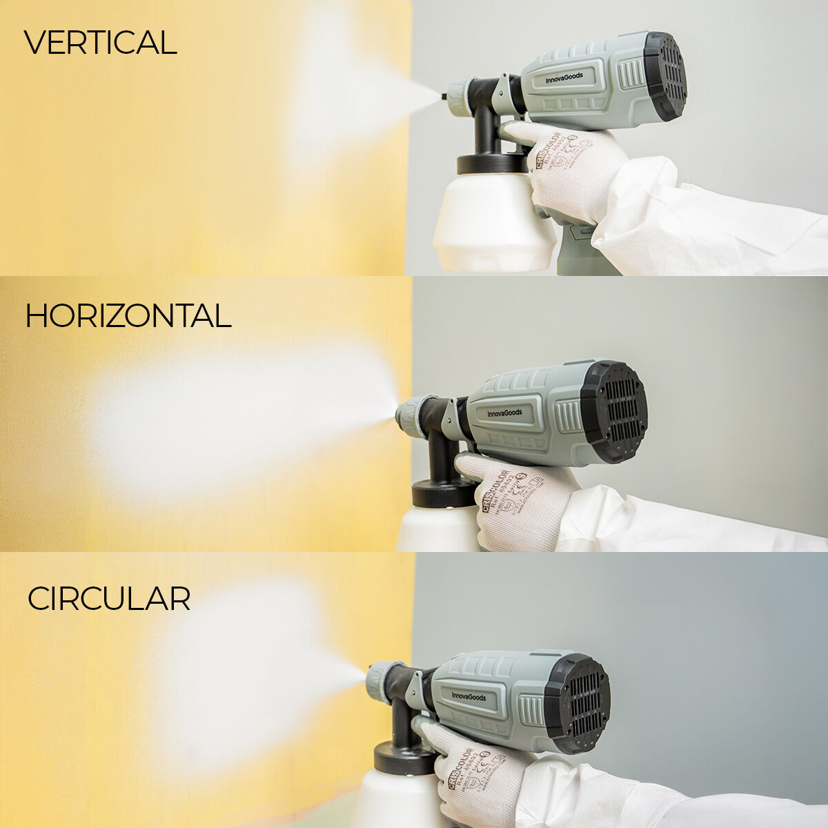 Pistola Elettrica per Verniciatura a Spruzzo Spraint InnovaGoods 1 L 500 W