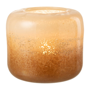 J-Line vase Opi - verre - marron/beige - large - Ø 25 cm