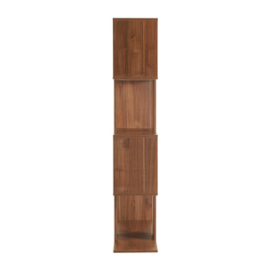 Bibliothèque séparateur design finition bois noyer L139 cm COMO