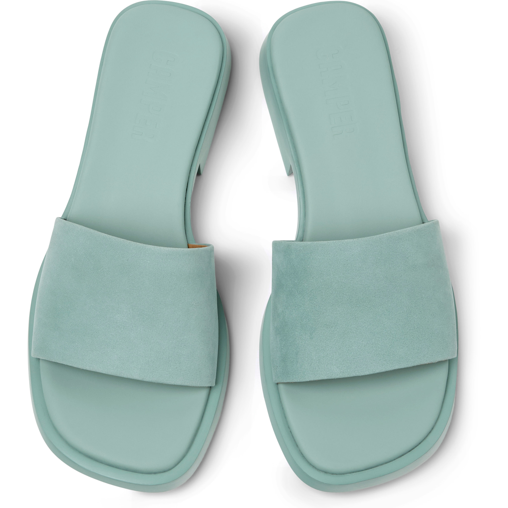 Sandalias - CAMPER Dana - Verde - Cuero Nubuck