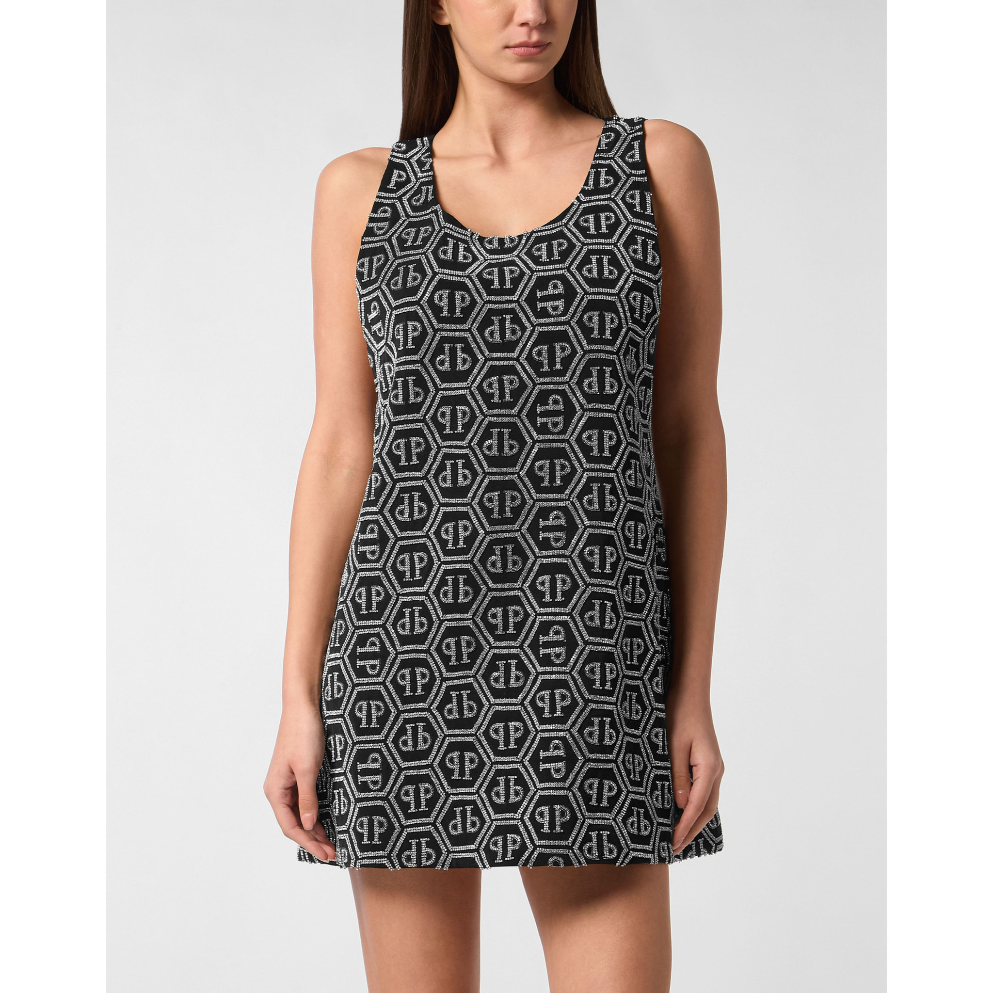 PHILIPP PLEIN Vestido largo MONOGRAM