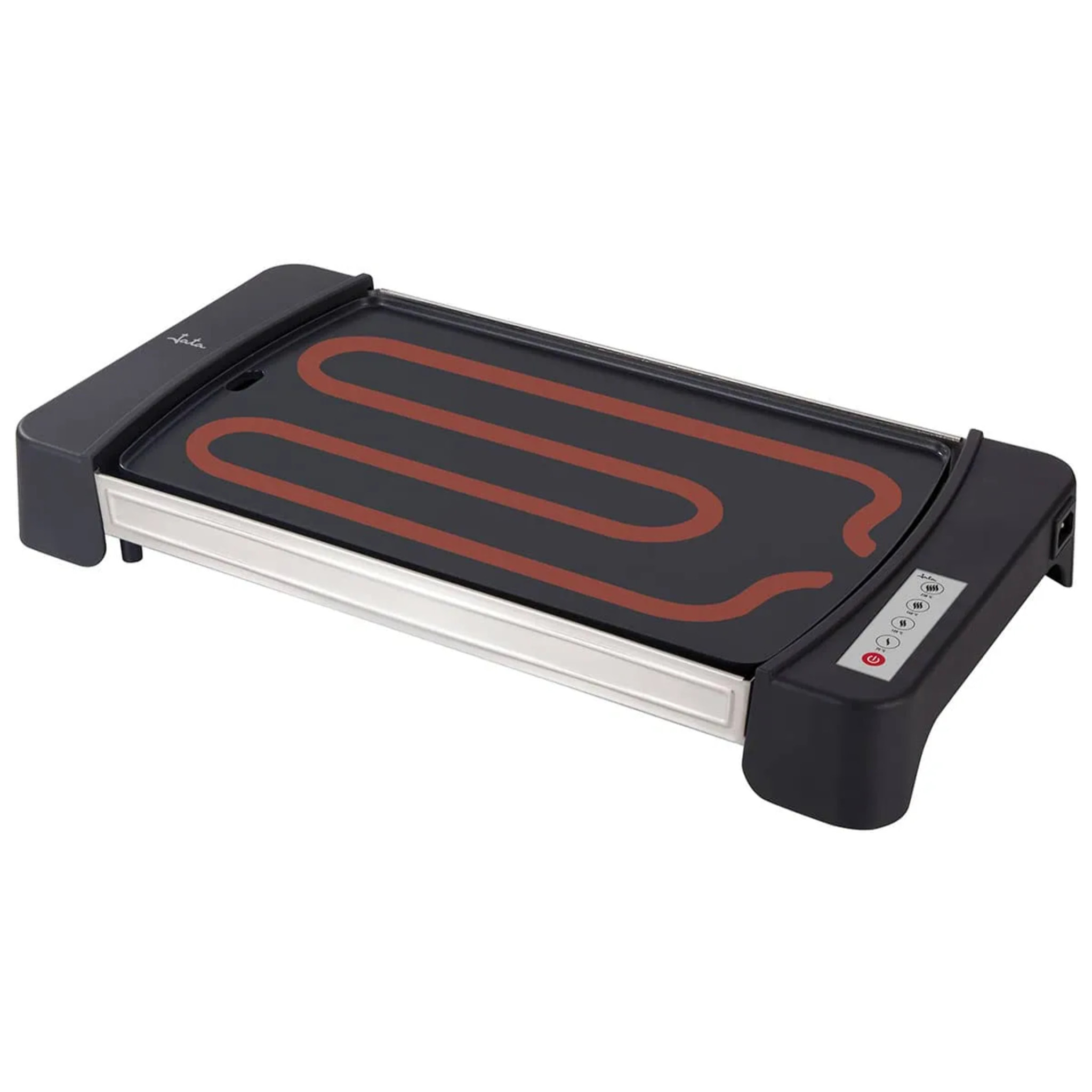 Plancha de cocina eléctrica JATA GR2600. Control electrónico. 4 temperaturas. 2600 W