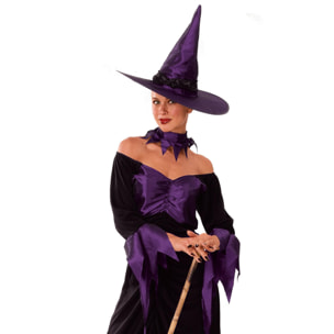 Costume Da Strega Per Halloween Viola Donna