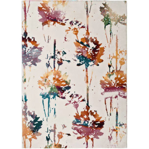 KATRINA Alfombra abstracta de pelo corto multicolor, varias medidas disponibles.