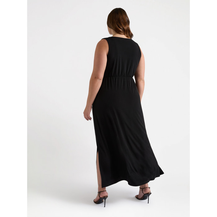 Fiorella Rubino - Vestido línea griega -DREAM - Negro