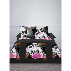 Parure Housse De Couette 100% coton Opera Rock