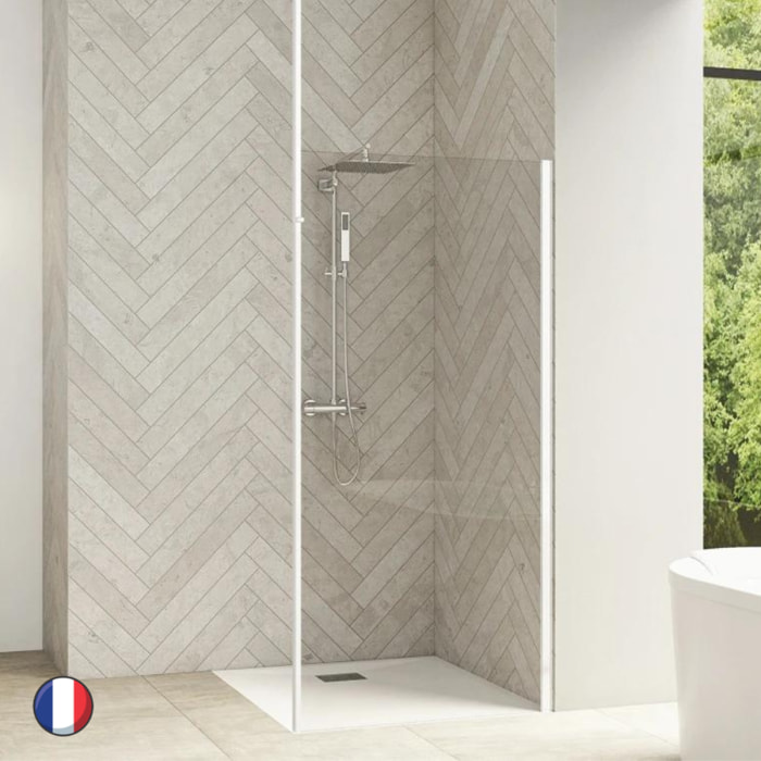 KINEDO Paroi fixe Smart Design solo avec mât 75 blanc