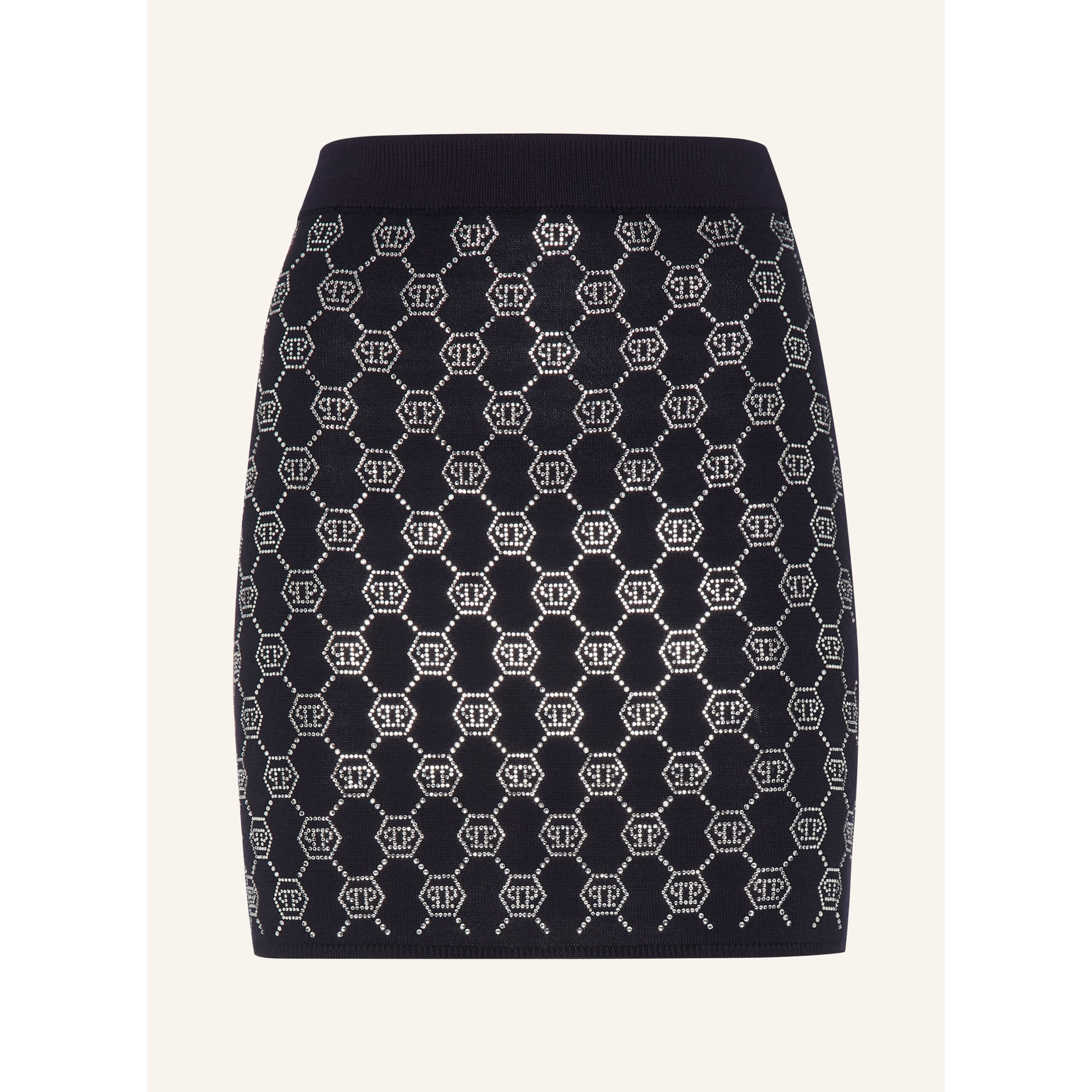 PHILIPP PLEIN Knit Mini Skirt MONOGRAM