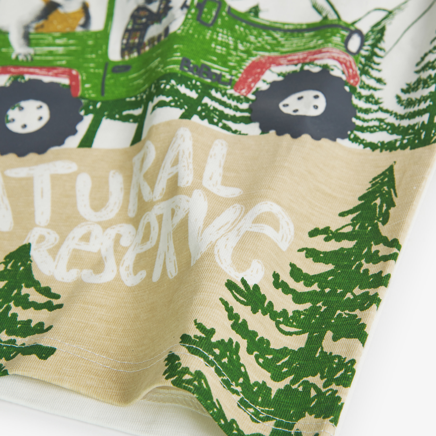 Camiseta niño estampada, mangas cortas, blanco, 328081