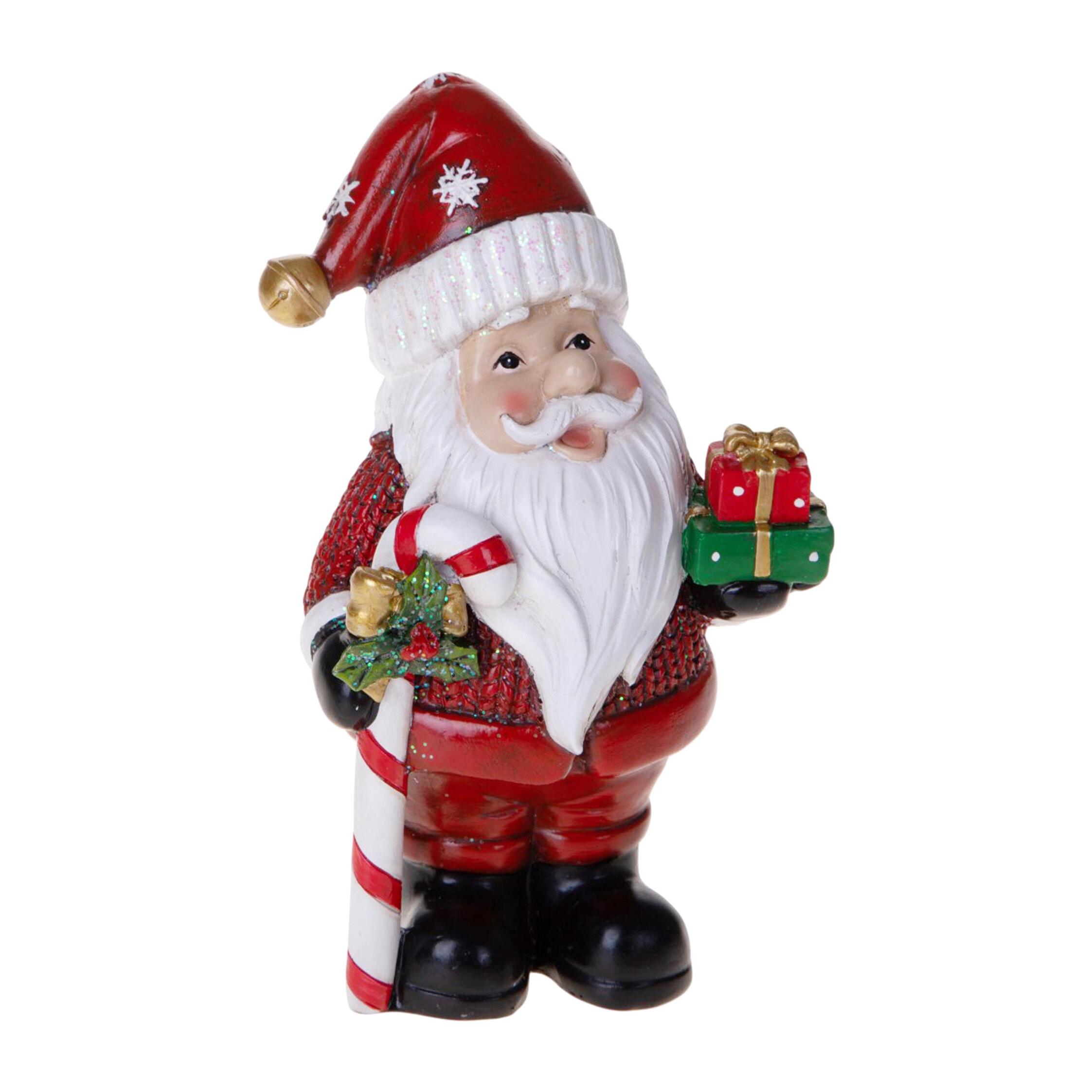 Babbo natale con pacco dono - Pezzi 3 - ROSSO - Bianchi Dino SpA