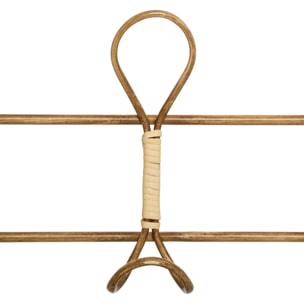 Patère métal doré 5 crochets