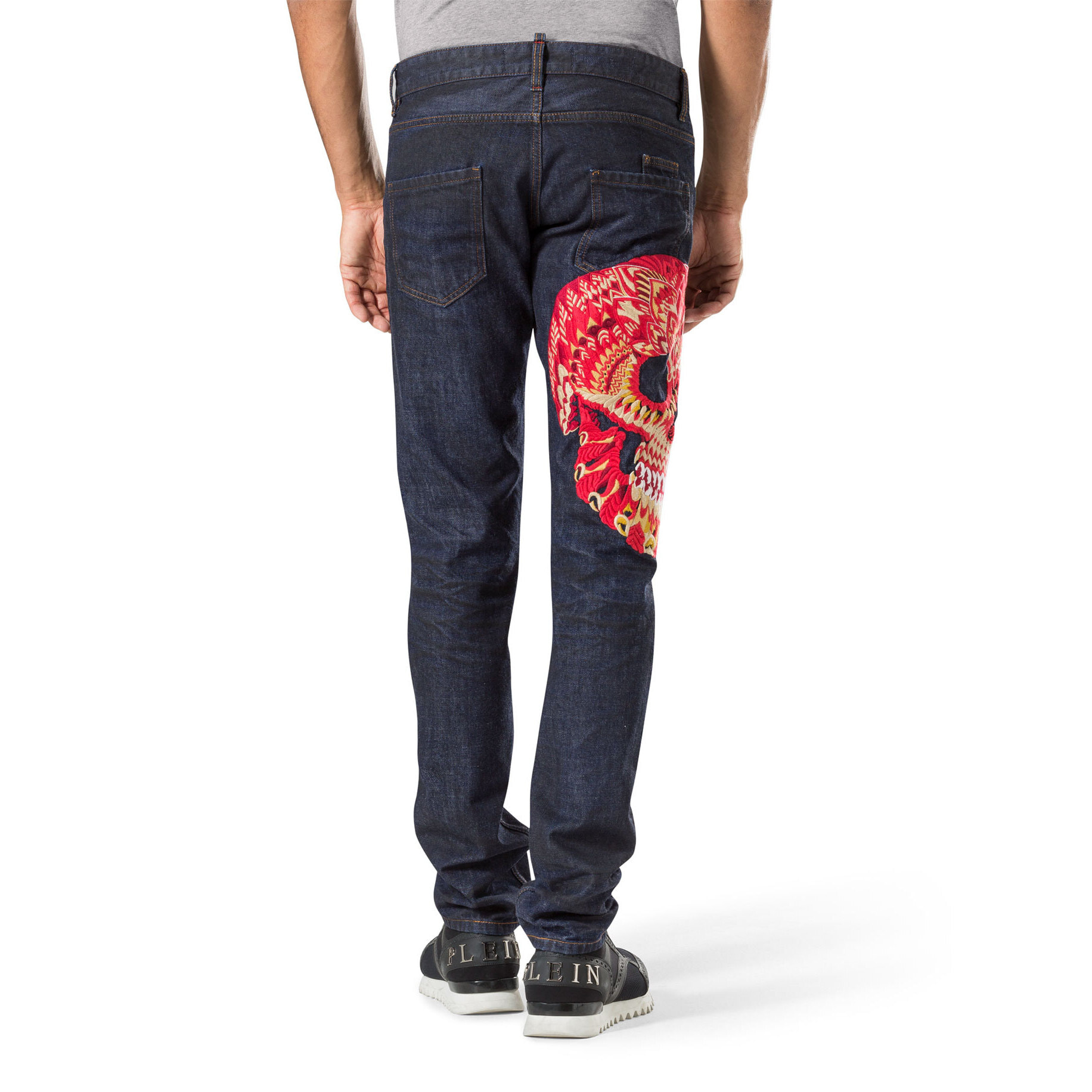 PHILIPP PLEIN straight cut "blue blue"