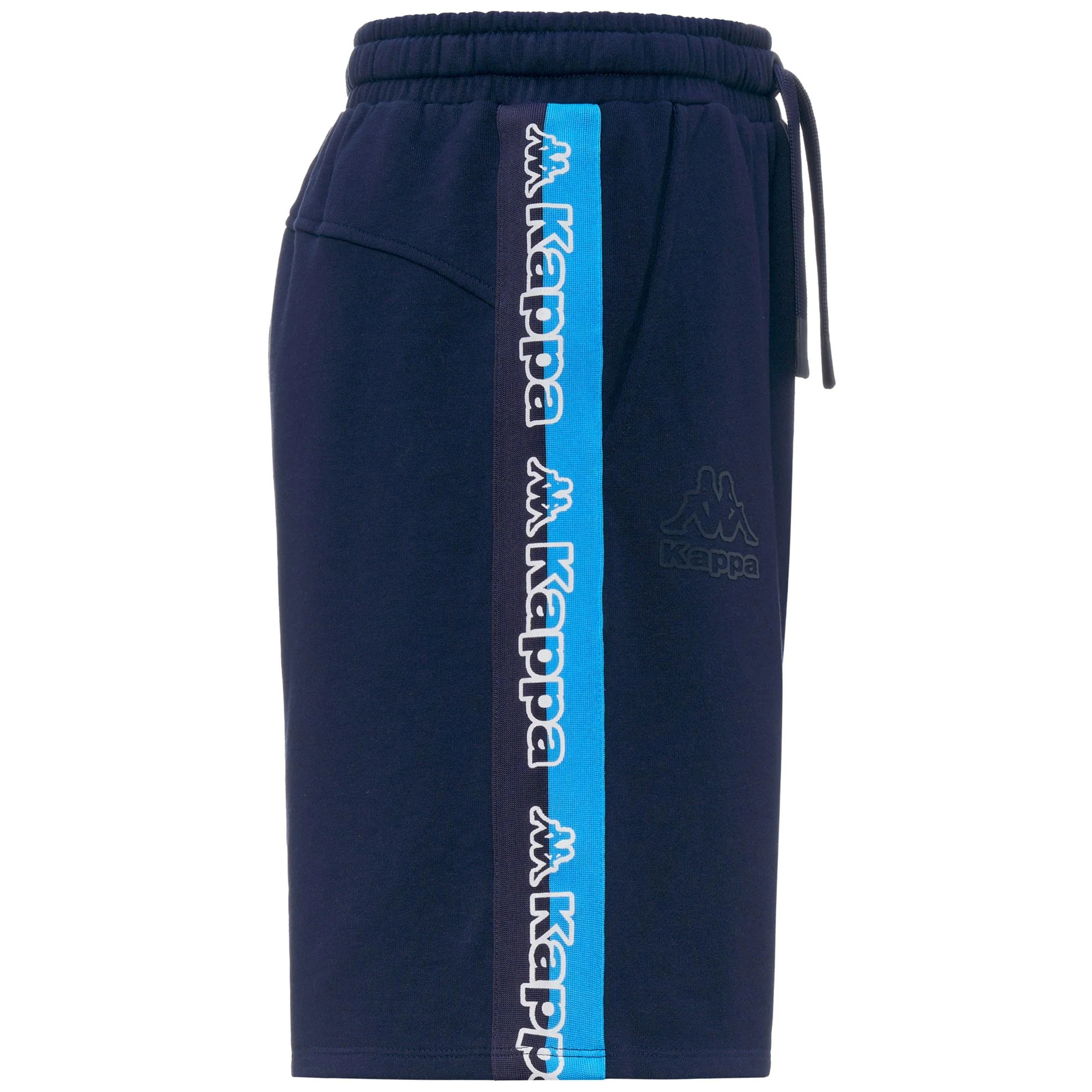 Kappa - Pantaloni Corti Uomo Blu - Logo Tape Gerri
