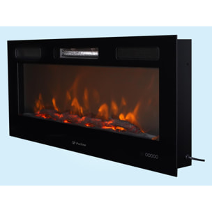 Chimenea panorámica insertable con salida de aire frontal CHE-650 PURLINE