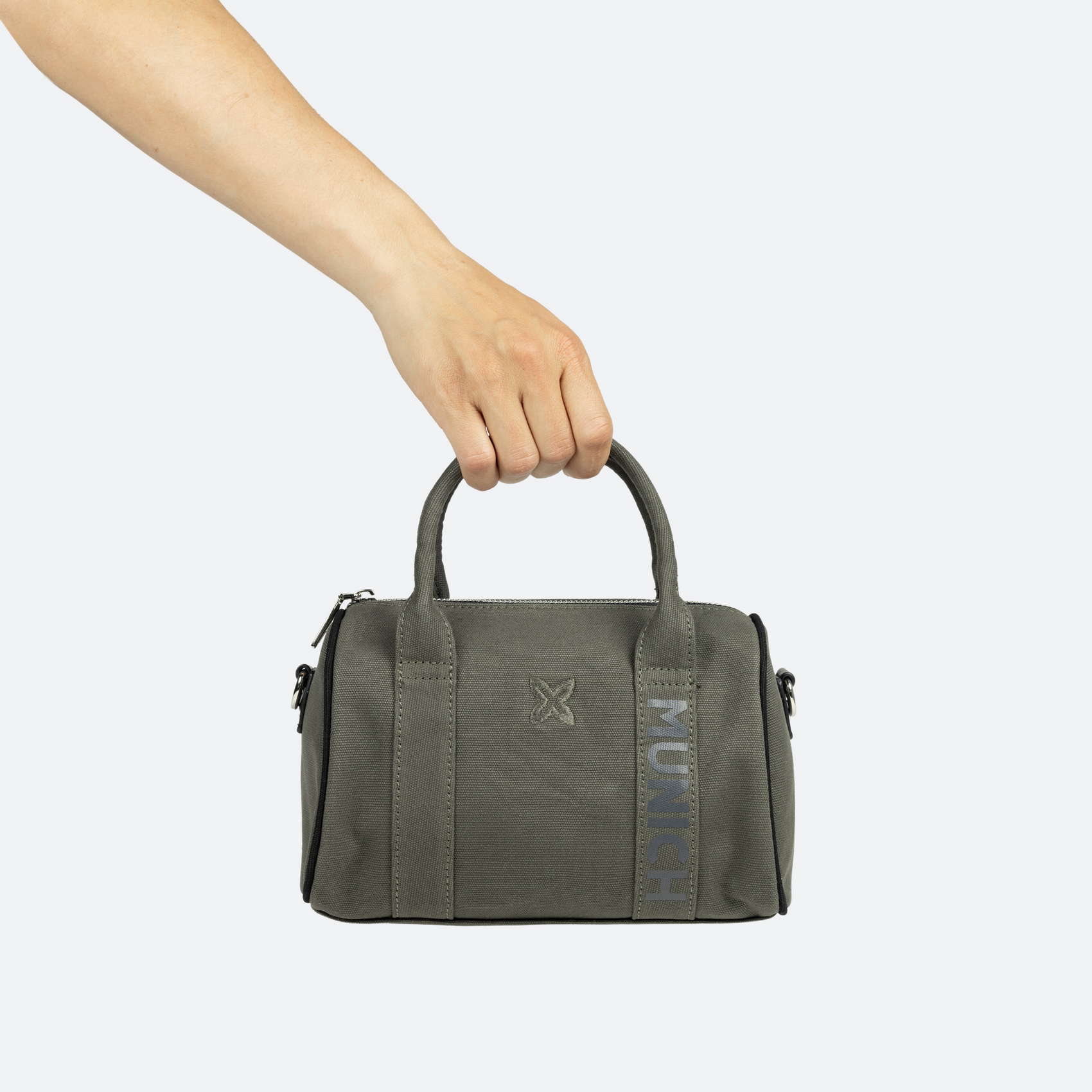 BOLSO CALA CROSSBODY BARREL C/KHAKI + FUCSIA