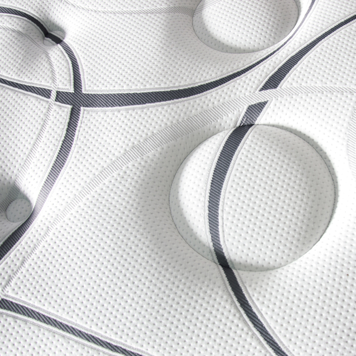 Ensemble 1 place Matelas Memoire de forme Copenhague avec sommier en bois