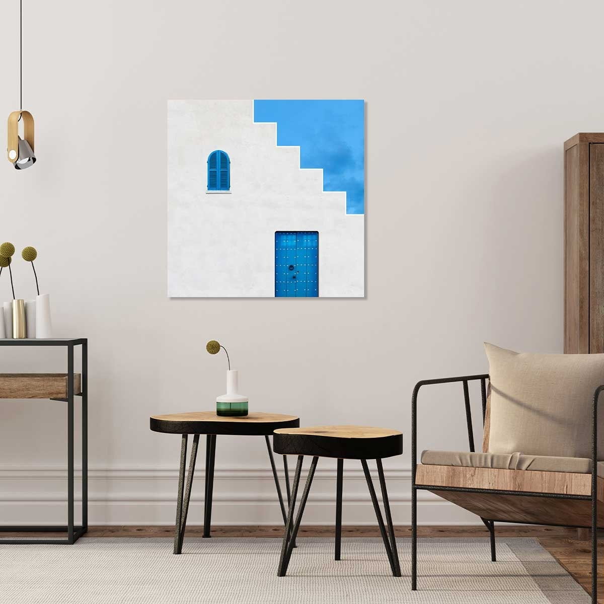 Tableau bleu grec Tableau alu Dibond