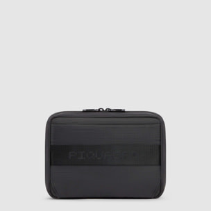 Piquadro Beauty case uomo modulare in tessuto riciclato