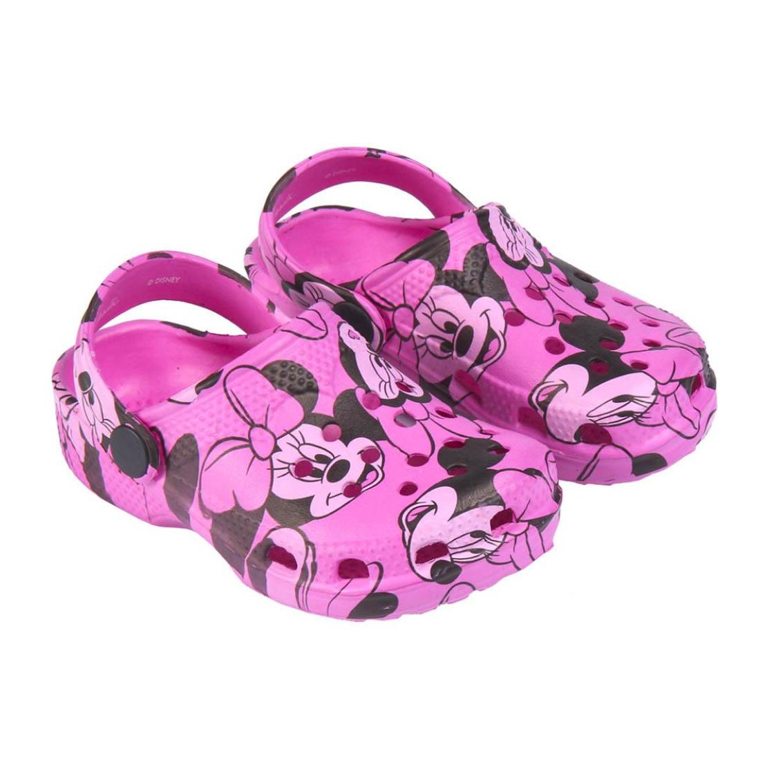 Sandali simil crocs Minnie Lei Disney Fuxia